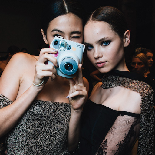 Models backstage